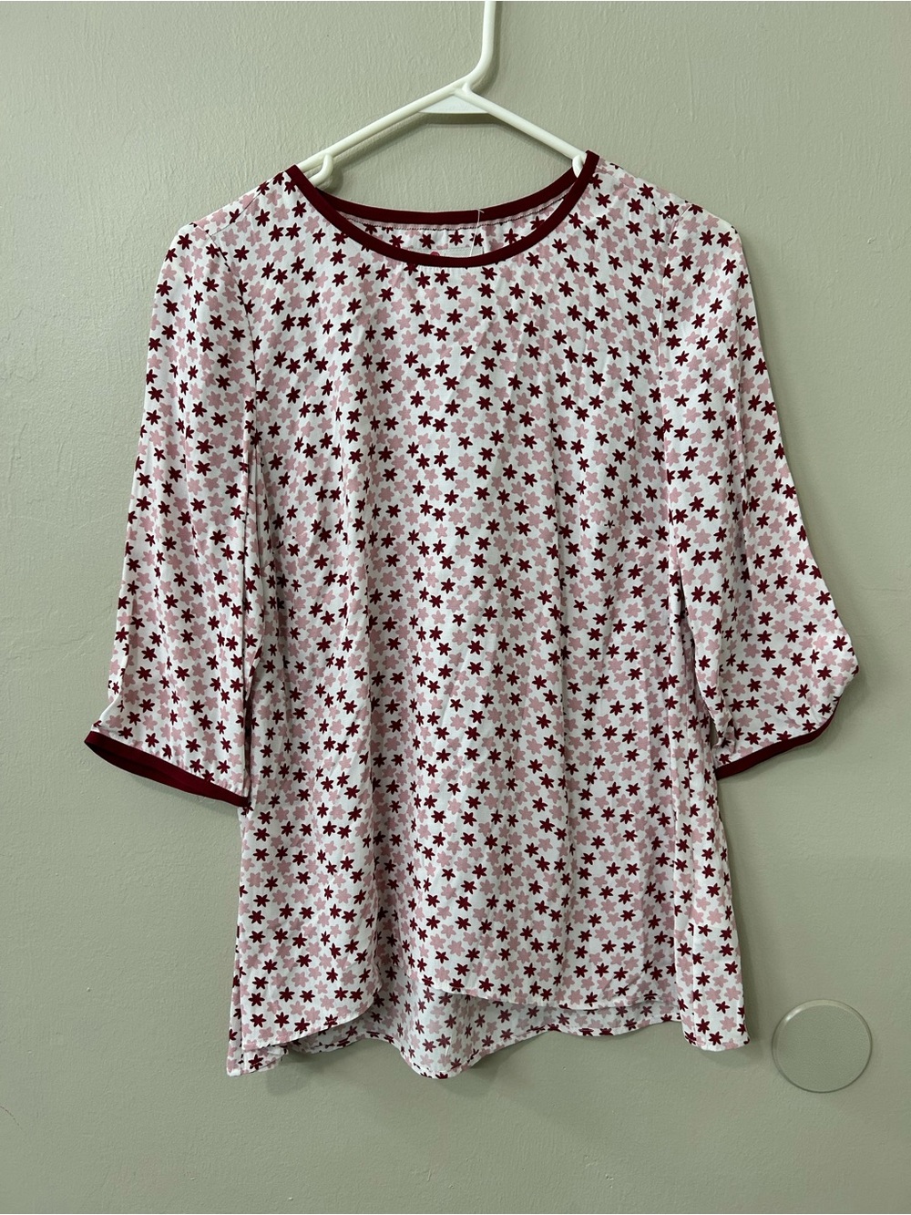 Boden Milkshake Scattered Stars 3/4 Sleeve Tunic Top Sz 4